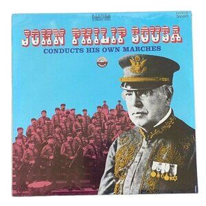 VINTAGE JOHN PHILIP SOUSA-CONDUCTS HIS OWN MARCHES 12' VINYL LP-NIP